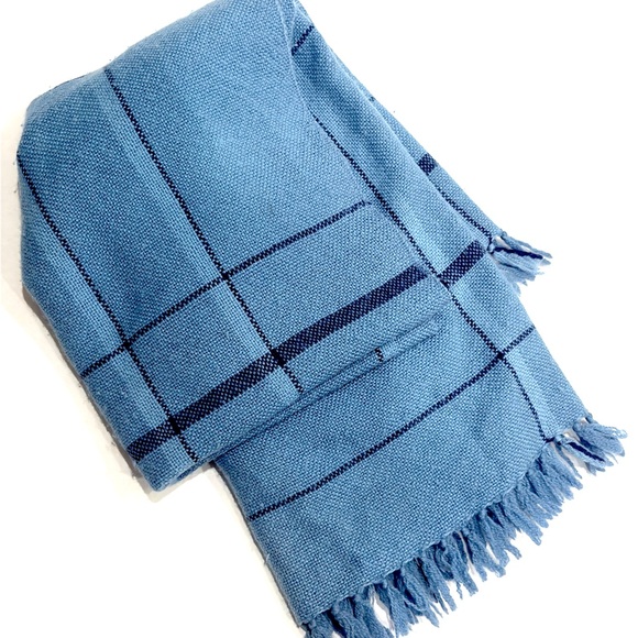 The Three Weavers Virgin Wool Vintage Blanket Handmade in USA - Picture 1 of 7
